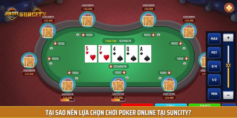 Có nhiều ưu điểm nổi bật nên nhiều người lựa chọn tham gia Poker online